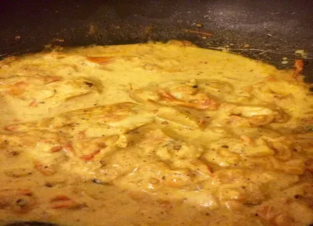 Filet de colin au curry