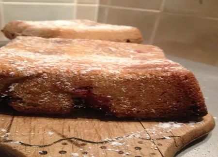 Gateau tout simple aux framboises