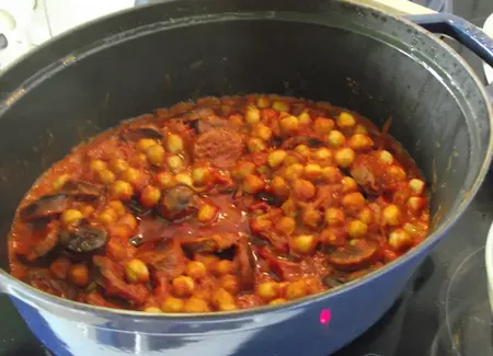 Chorizo aux pois chiches