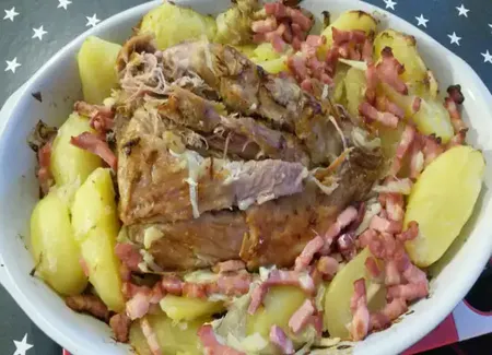 Jarret de porc à la breizh