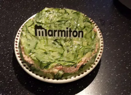 Palet de courgettes au carré frais