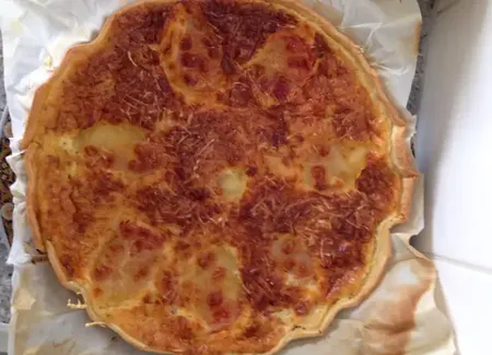 Tarte au saumon fumé et à la mozzarella