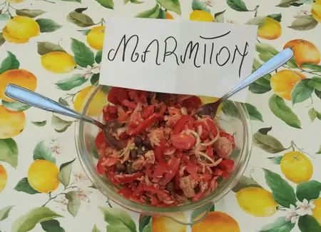 Salade tomate thon basilic
