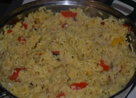 Curry de riz aux poivrons