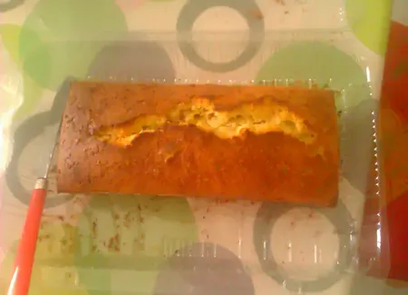 Gâteau au chocolat blanc et pépites de chocolat au lait