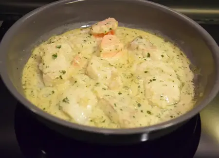 Filets de poisson sauce combava