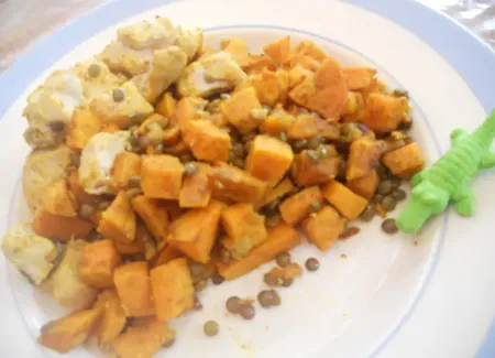 Patate douce croquante et parfumée