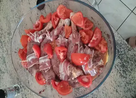 Poulet tapenade, tomate et romarin
