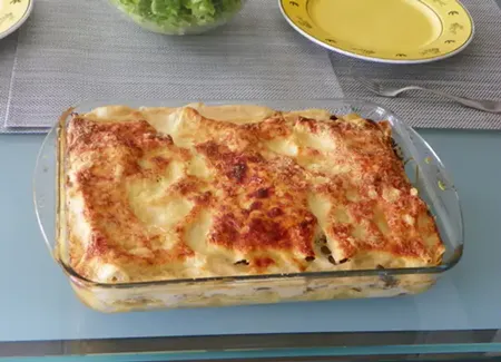 Lasagnes au confit de canard