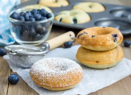 Beignets des myrtilles