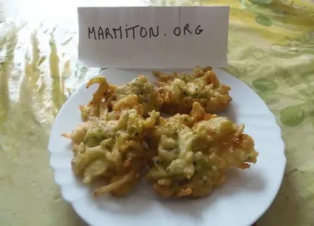 Beignets de courgette râpée
