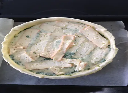Tarte épinard et maroille