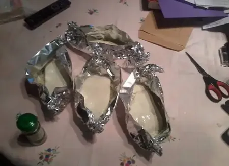 Papillotes de flétan à la crème citronnée