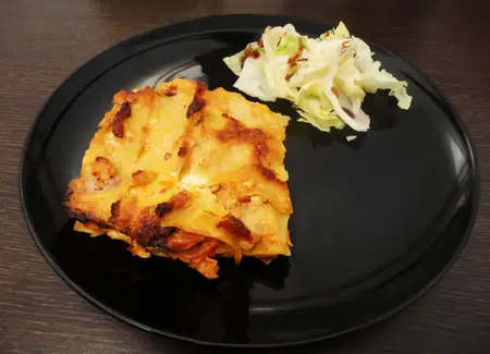Délicieuses lasagnes d'automne