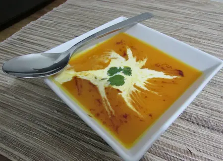Soupe de potimarron (hokkaido) au gingembre