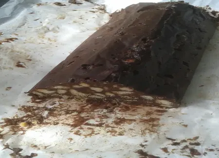 Triangle au chocolat glacé