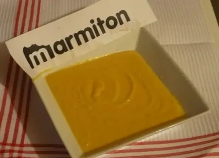 Purée au potiron et au pâtisson