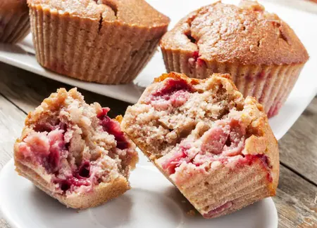 Muffins à la fraise