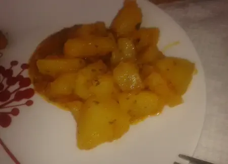 Pommes de terre en sauce à la marocaine