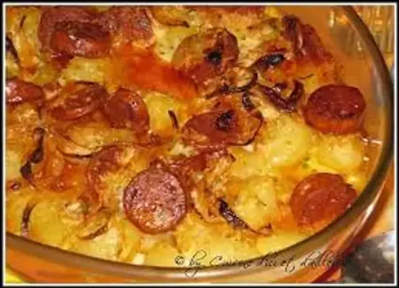 Gratin pommes de terre et chorizo