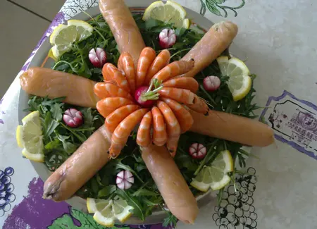 Roulés de saumon fumé, avocat et pomme