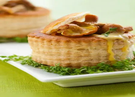 Vol au vent aux champignons