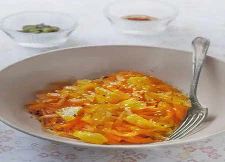 Salade toute orange