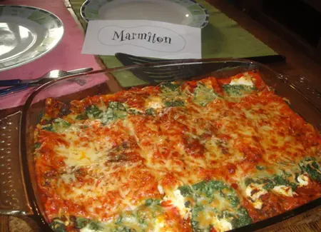 Lasagnes ricotta, épinard et feta