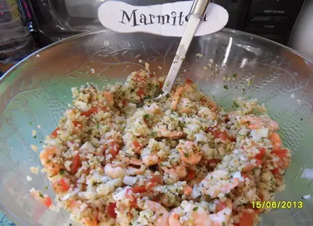 Boulghour aux crevettes de madagascar