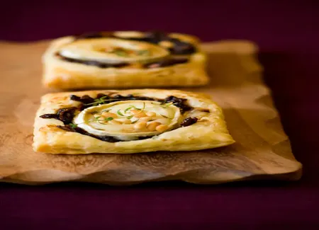 Feuilleté au fromage de chèvre frais