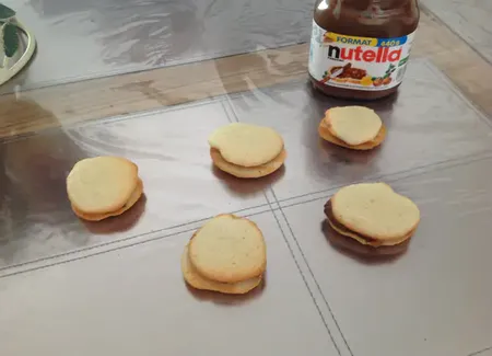 Macarons au nutella