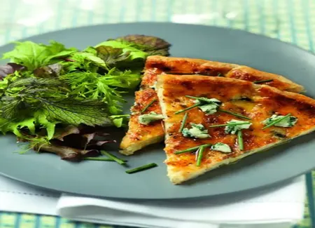 Tarte crémeuse au roquefort