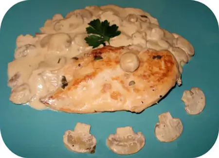 Escalopes de dinde à la normande