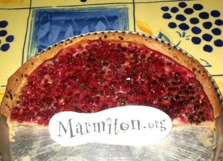 Tarte gourmande aux groseilles