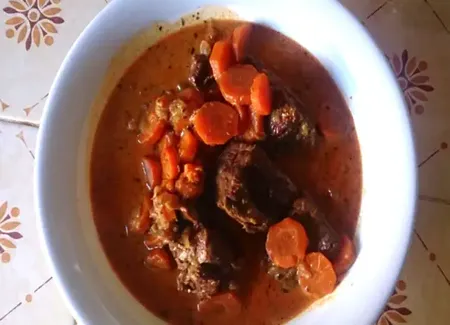 Boeuf braisé au paprika