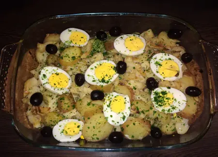 Morue "bacalhau a gomes de sa"