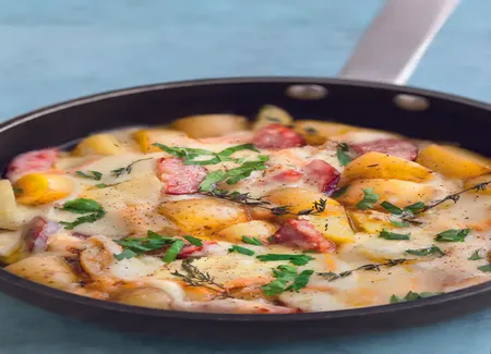 Raclette à la poêle
