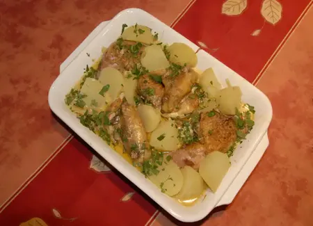 Pintade aux olives