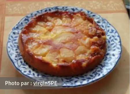 Gâteau renversé aux pommes caramélisées
