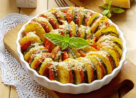 Tian de légumes gratiné