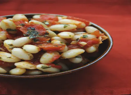 Cocos de paimpol à la tomate et à l'estragon
