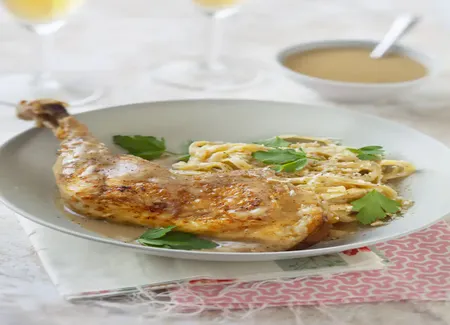 Poule au champagne