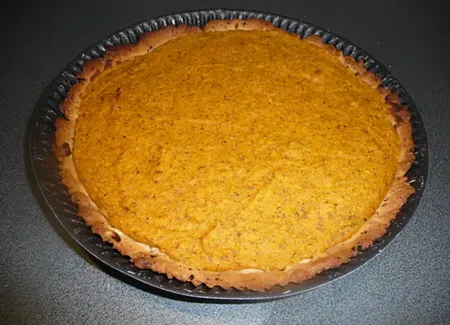 Tarte butternut aux noisettes