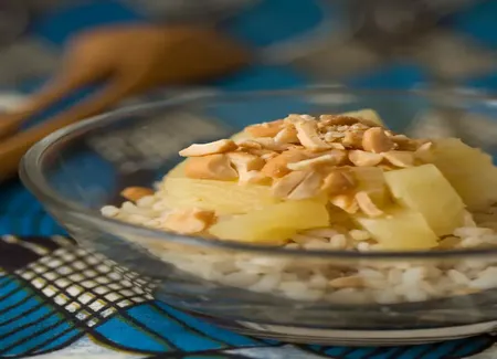 Salade de riz fraîcheur à l'ananas