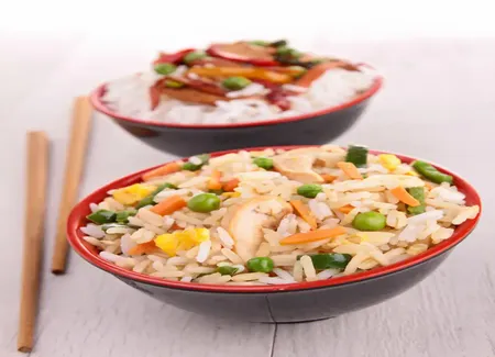 Riz cantonais au poulet