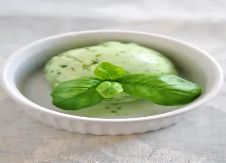 Sorbet au basilic
