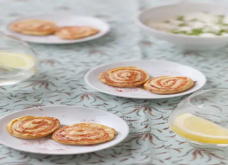 Petits feuilletés au saumon