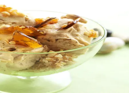 Crème glacée au caramel