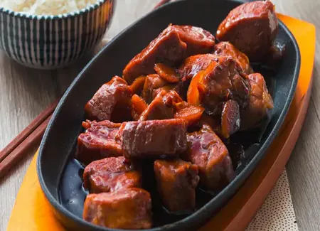 Boeuf haché épicés aux légumes
