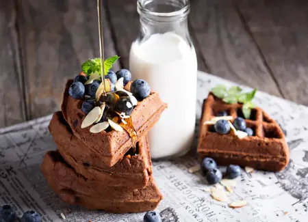 Gaufres au chocolat